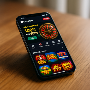 DuoSpin - Mobile Casino App - Responsive Design Schweiz